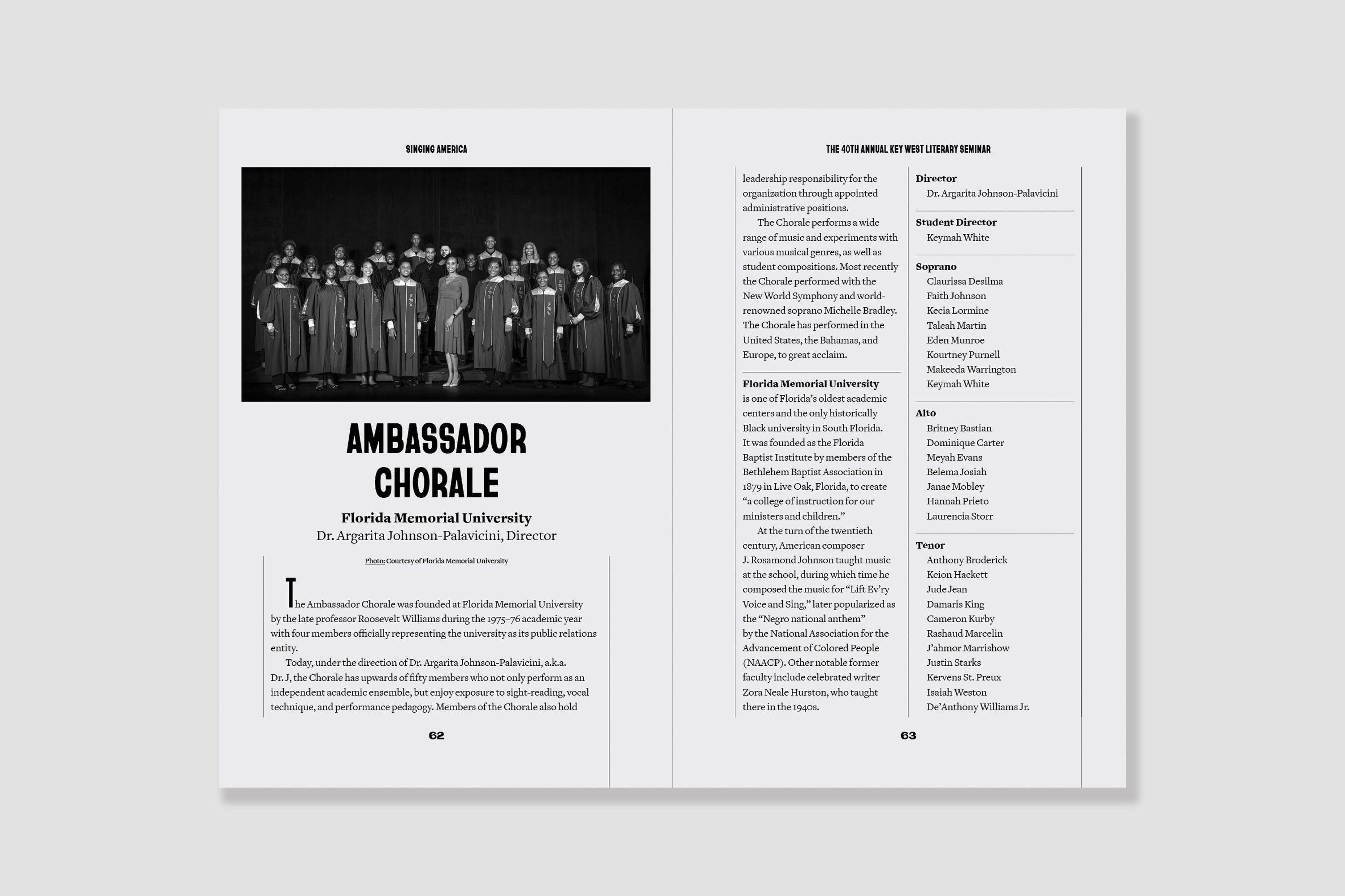 Singing America Spread 3